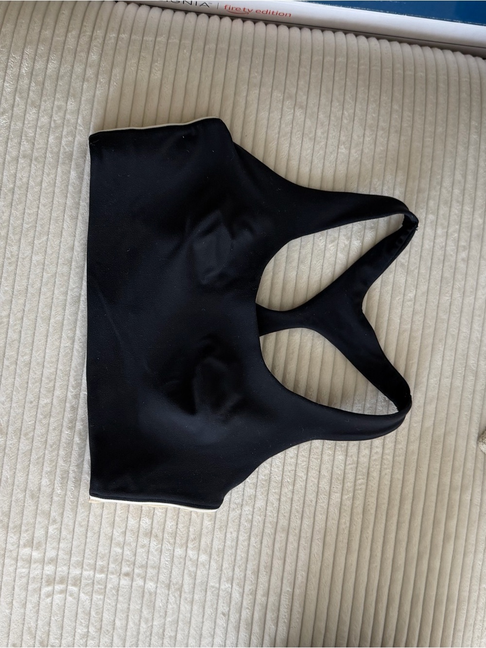 all in motion Black Seamless Racerback Sports Bra